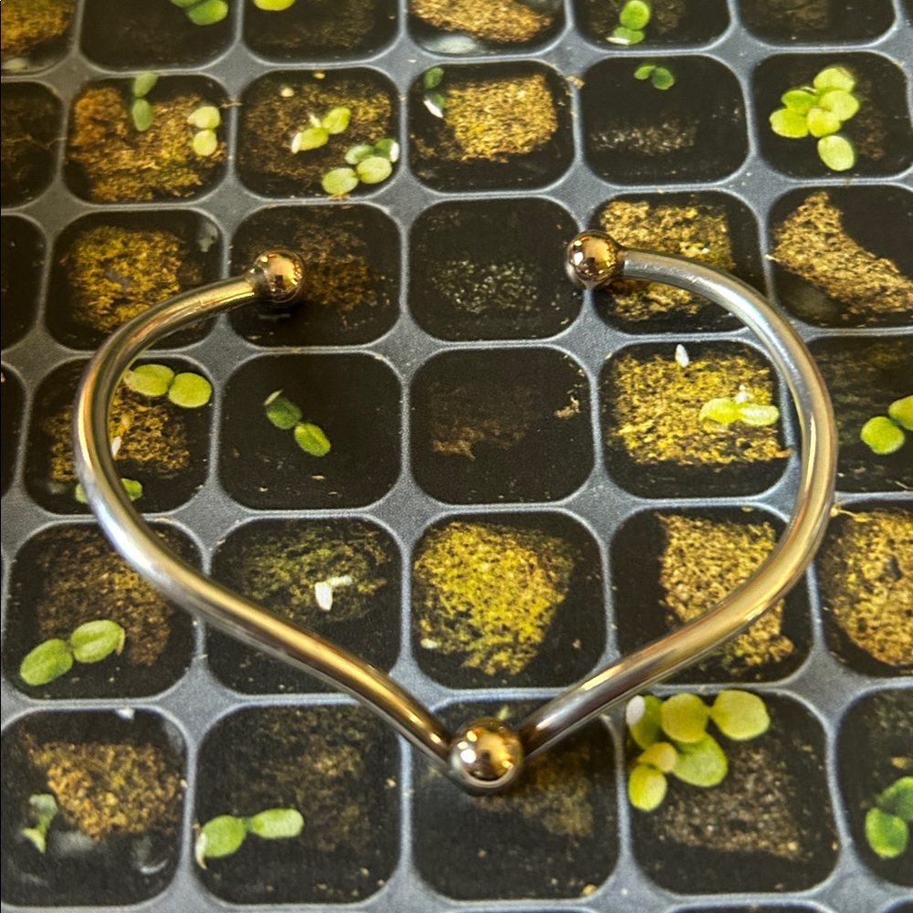 Vintage Eden and Arts Sterling and 14K Bracelet